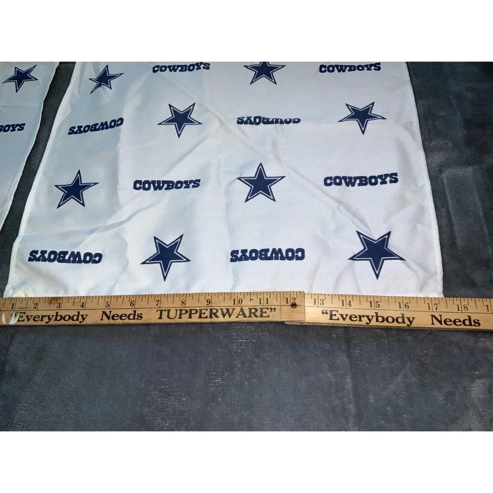 NFL Dallas‎ Cowboys Boelter Brands Fabric Napkin Squares Quilting Craft Material